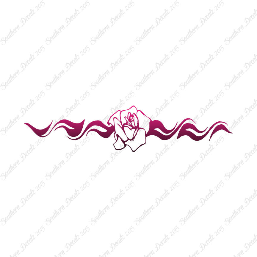 Rose Waves Art Splash