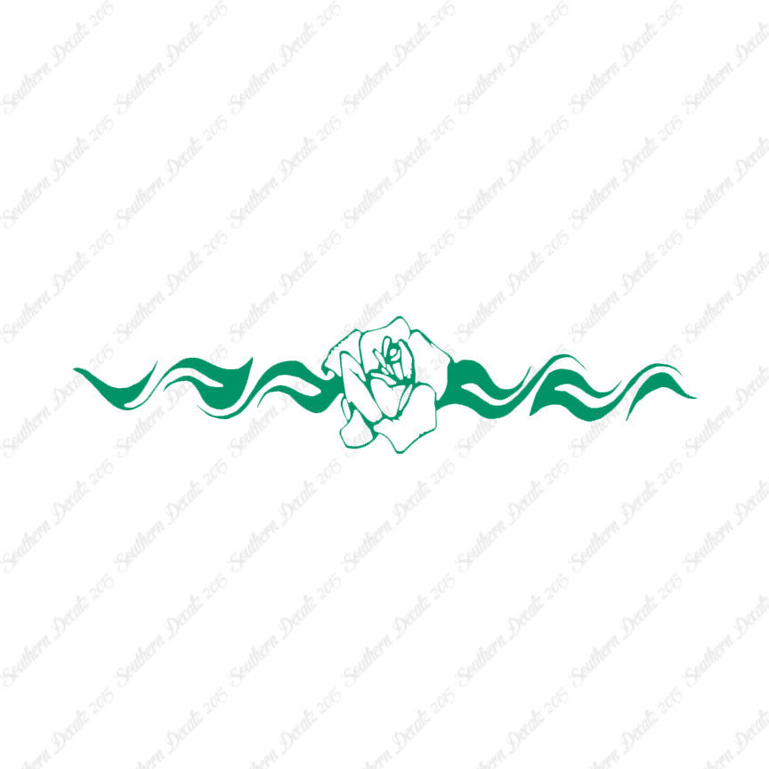 Rose Waves Art Splash