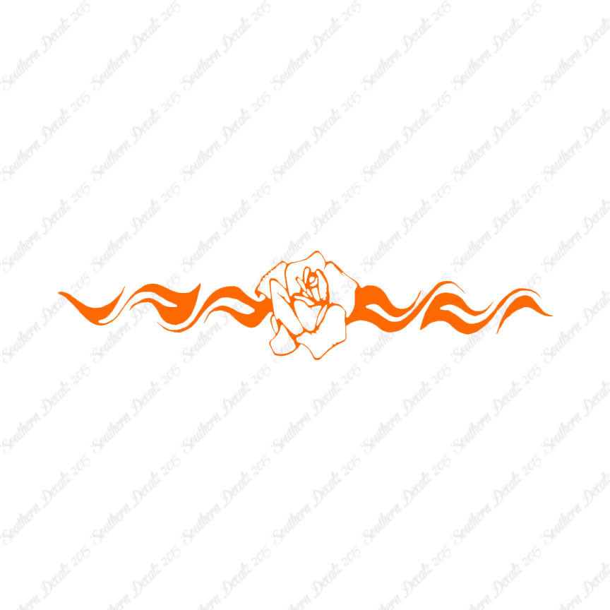 Rose Waves Art Splash