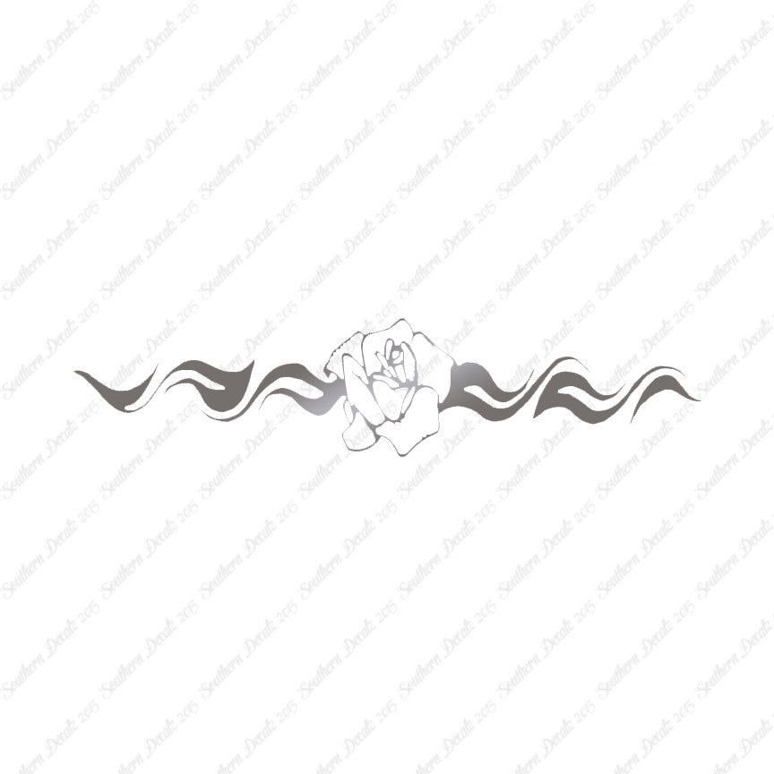Rose Waves Art Splash