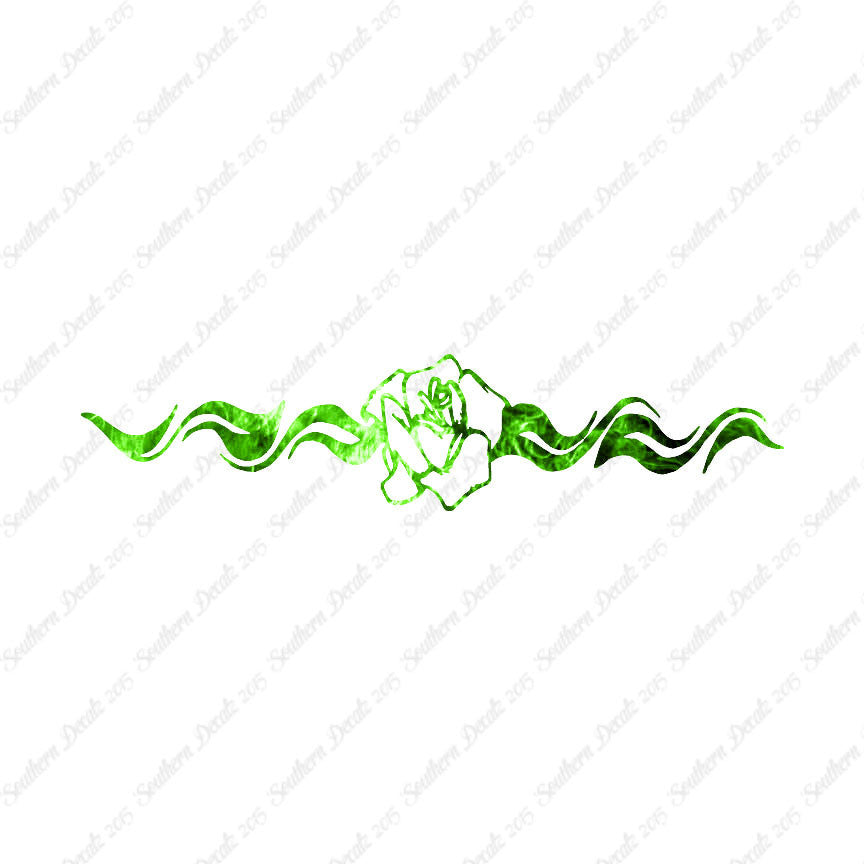 Rose Waves Art Splash