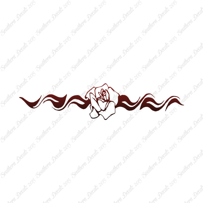 Rose Waves Art Splash