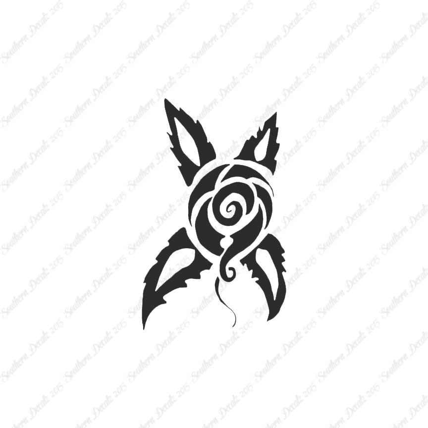 Tribal Rose Art Flower