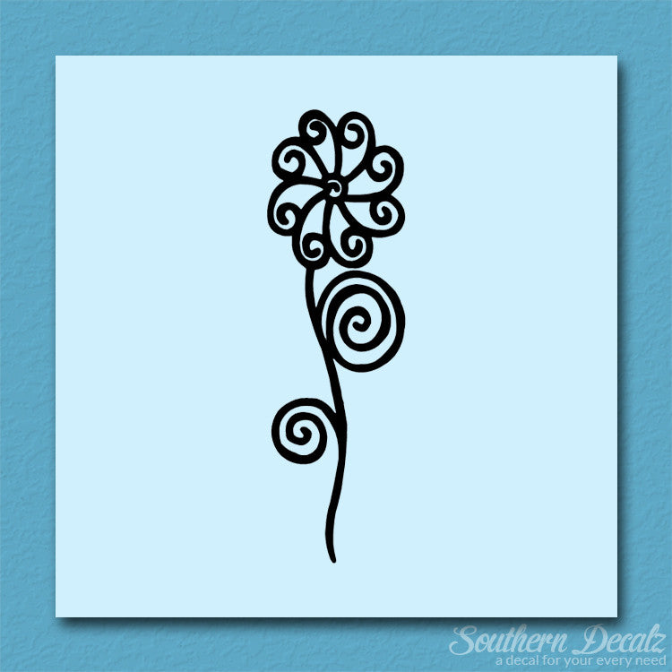 Rose Flower Swirl