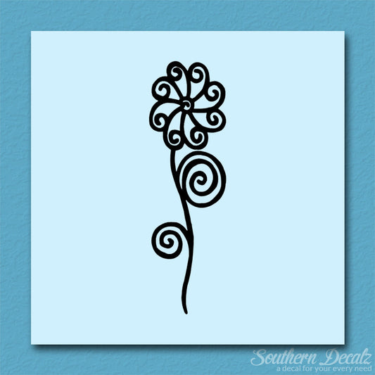 Rose Flower Swirl