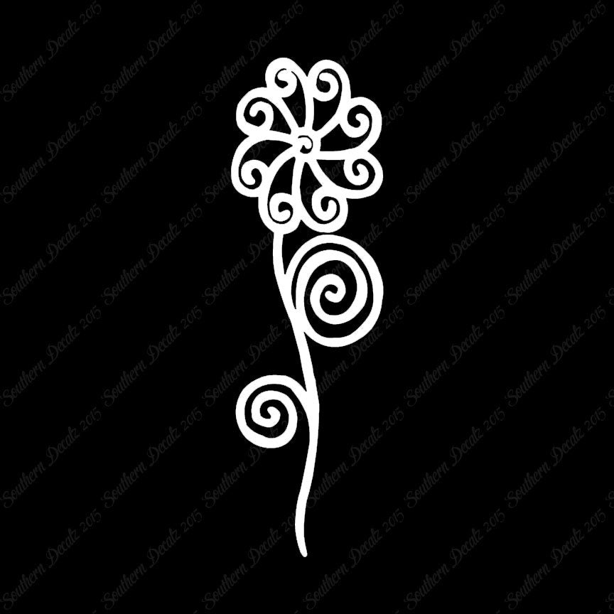 Rose Flower Swirl
