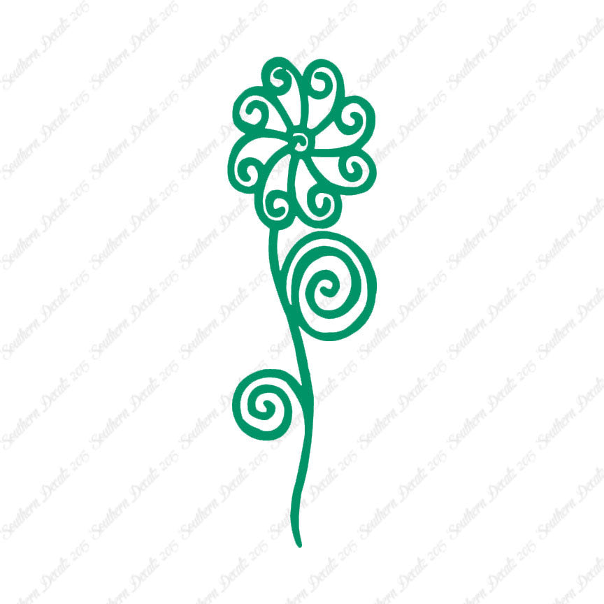 Rose Flower Swirl