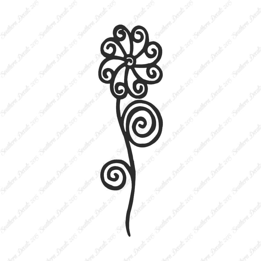 Rose Flower Swirl