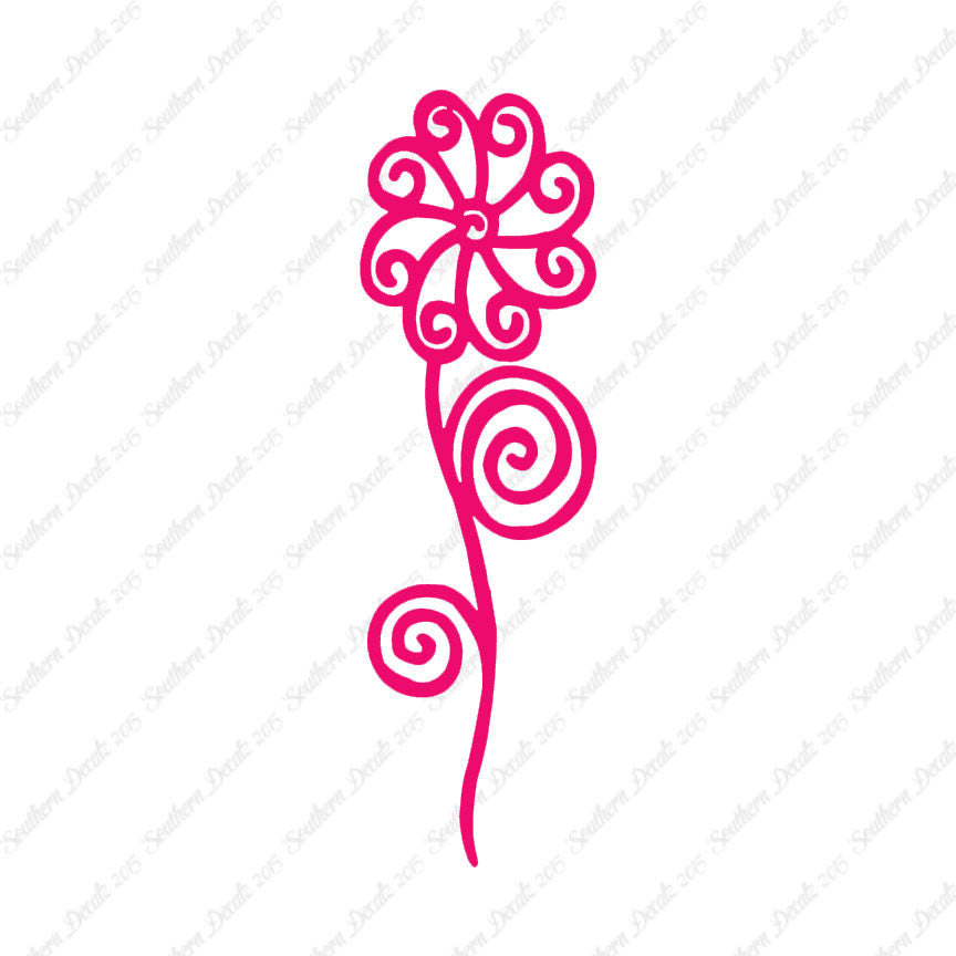 Rose Flower Swirl