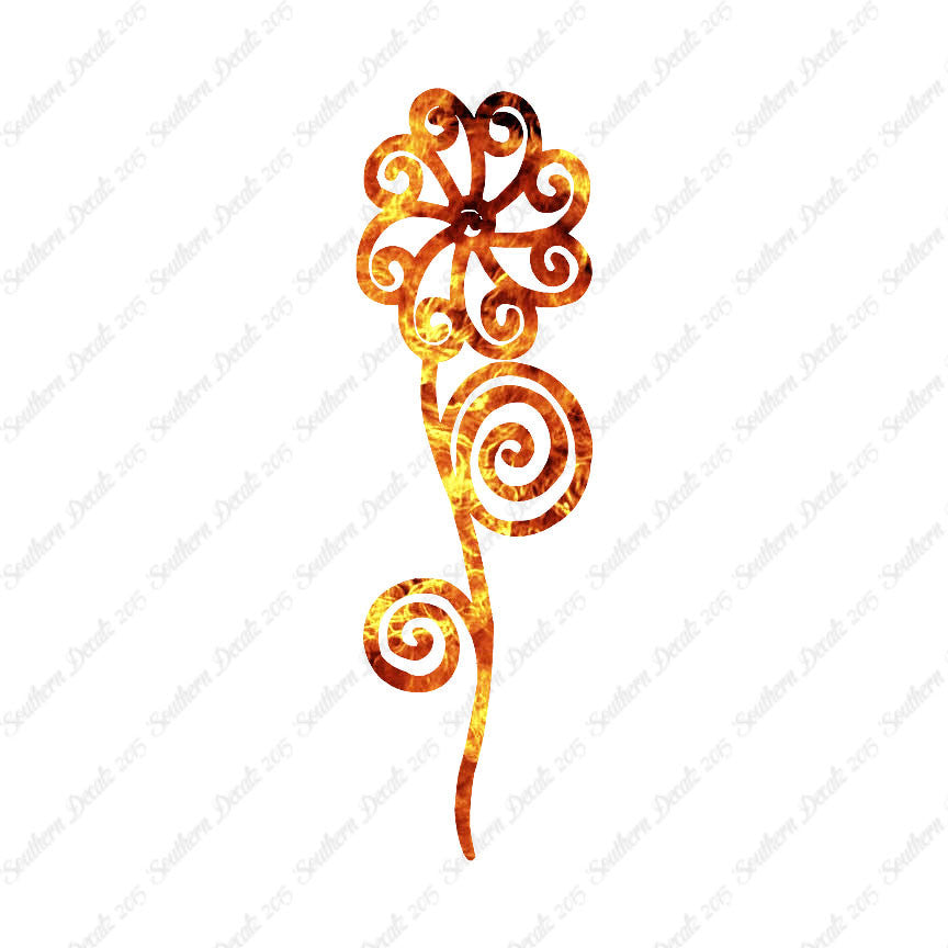 Rose Flower Swirl