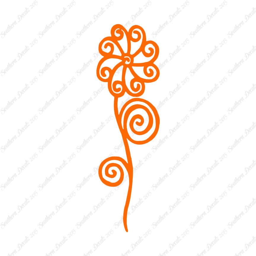 Rose Flower Swirl