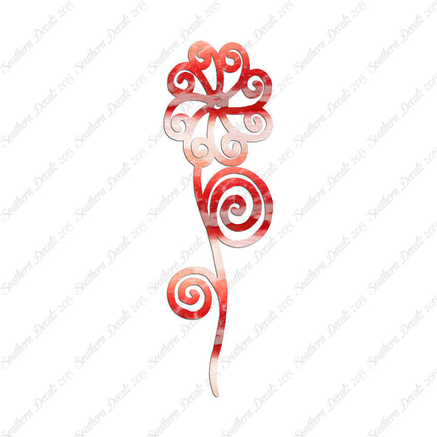 Rose Flower Swirl