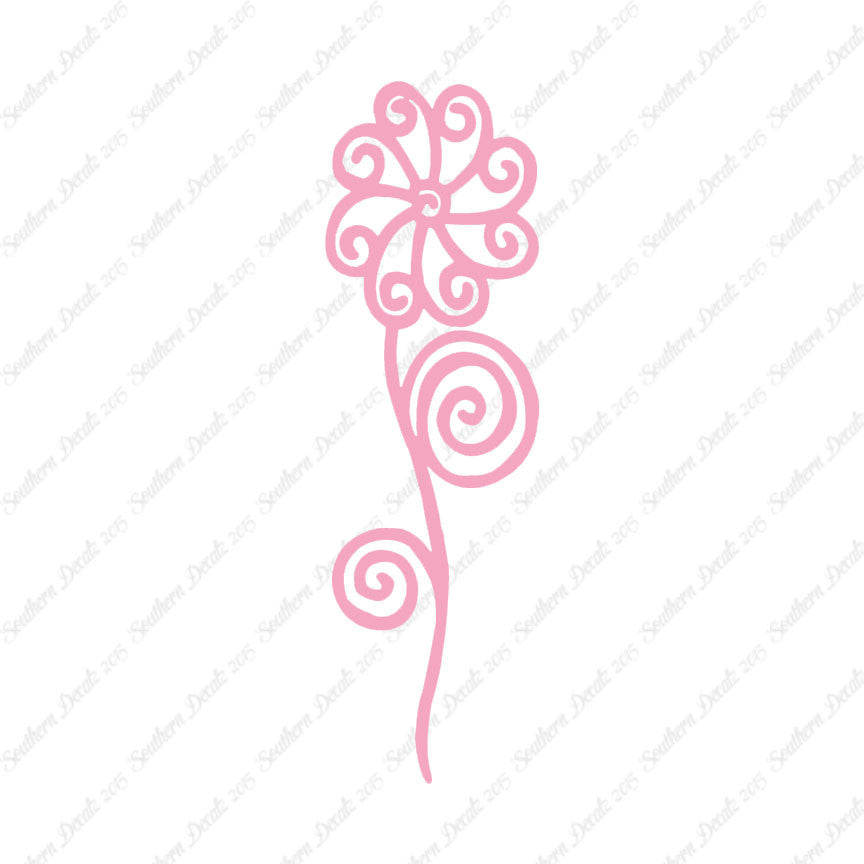 Rose Flower Swirl