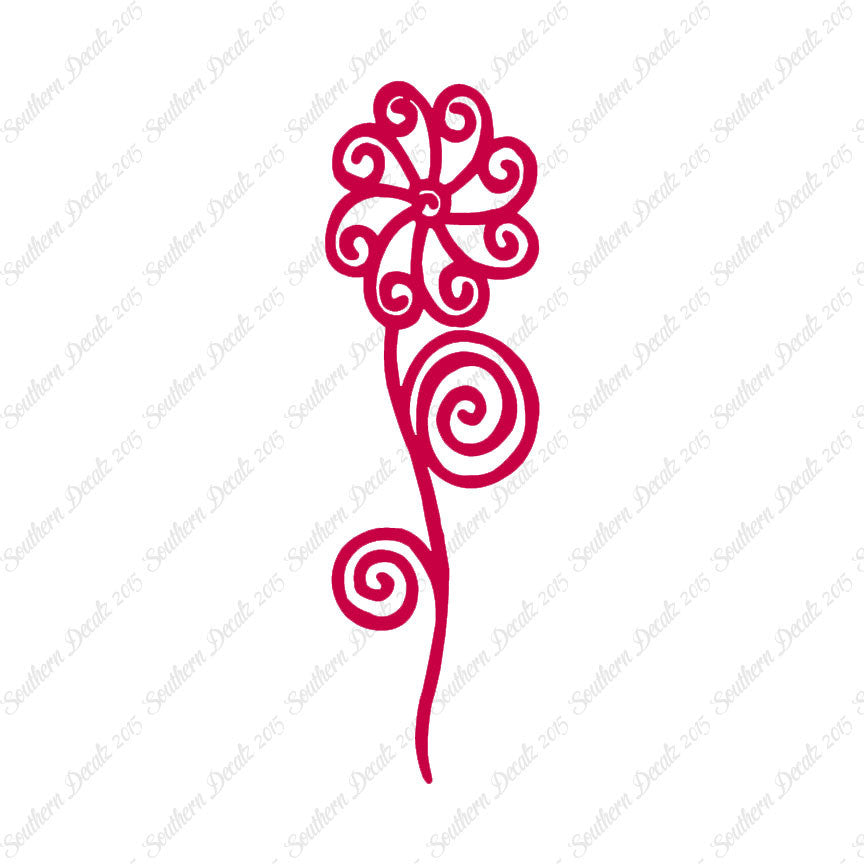 Rose Flower Swirl