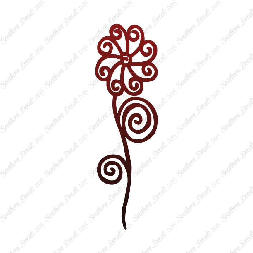 Rose Flower Swirl