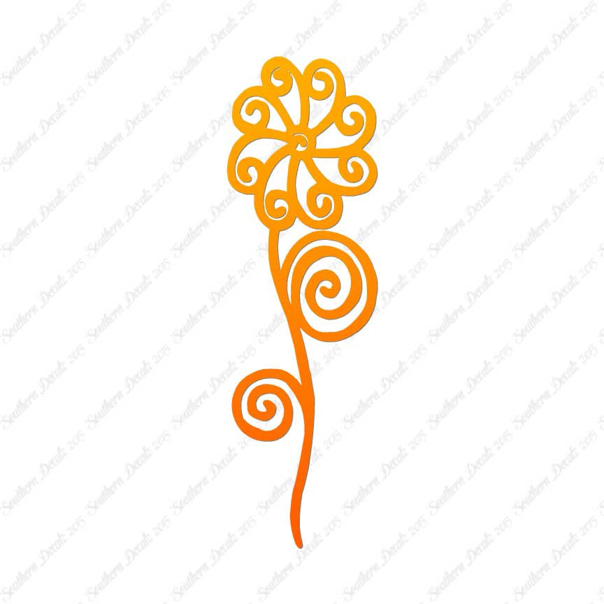 Rose Flower Swirl