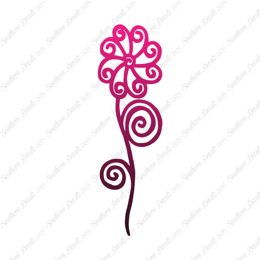 Rose Flower Swirl