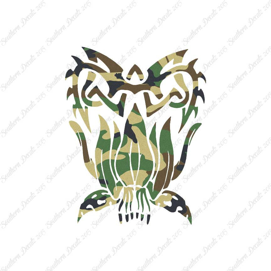 Tribal Tattooesque Lilly Flower
