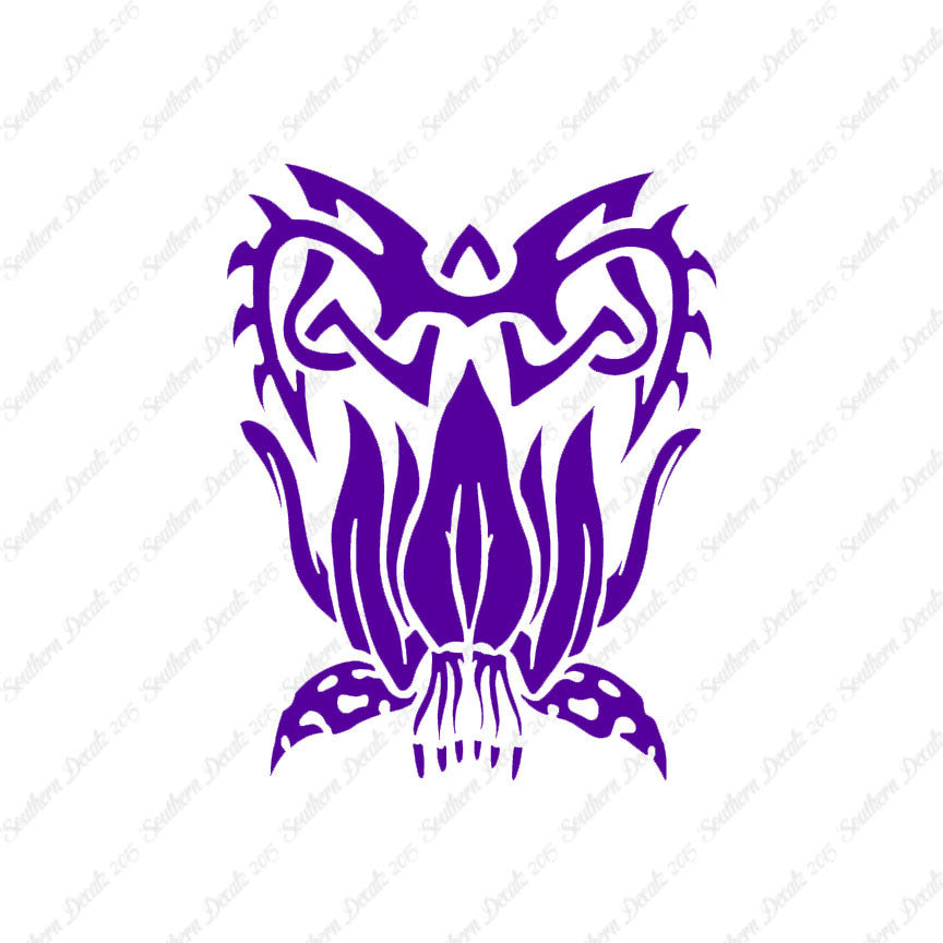Tribal Tattooesque Lilly Flower