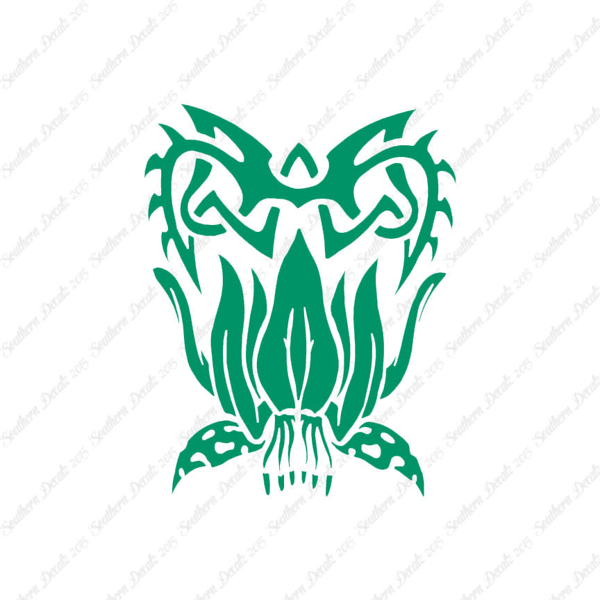 Tribal Tattooesque Lilly Flower