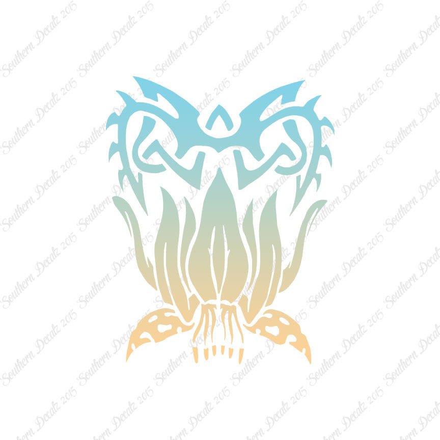 Tribal Tattooesque Lilly Flower