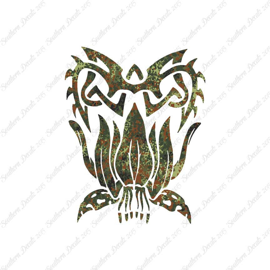 Tribal Tattooesque Lilly Flower