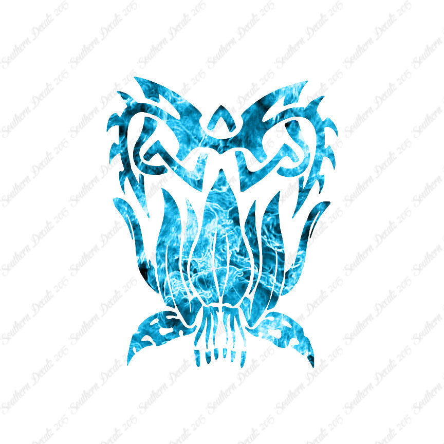 Tribal Tattooesque Lilly Flower