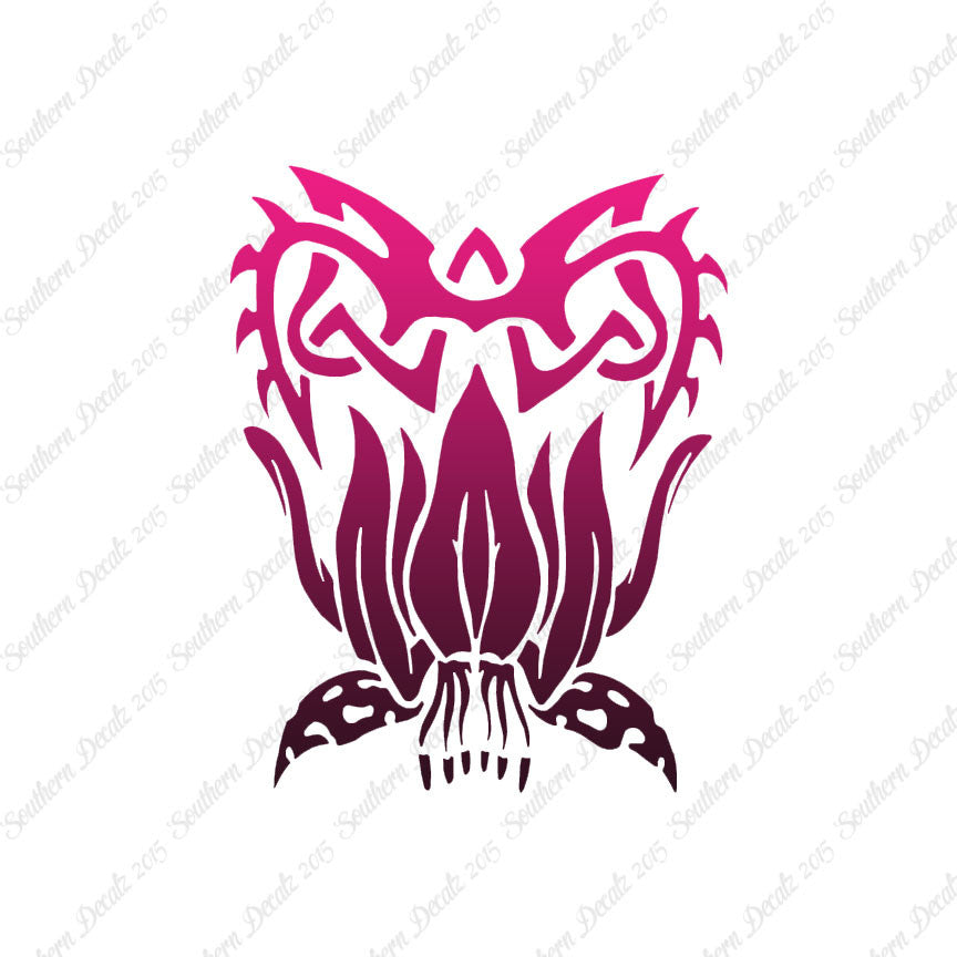 Tribal Tattooesque Lilly Flower