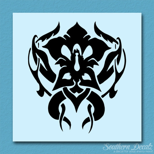 Tribal Hibiscus Flower
