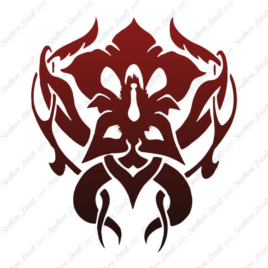 Tribal Hibiscus Flower