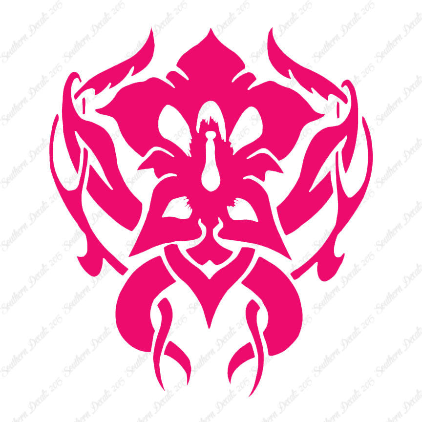 Tribal Hibiscus Flower
