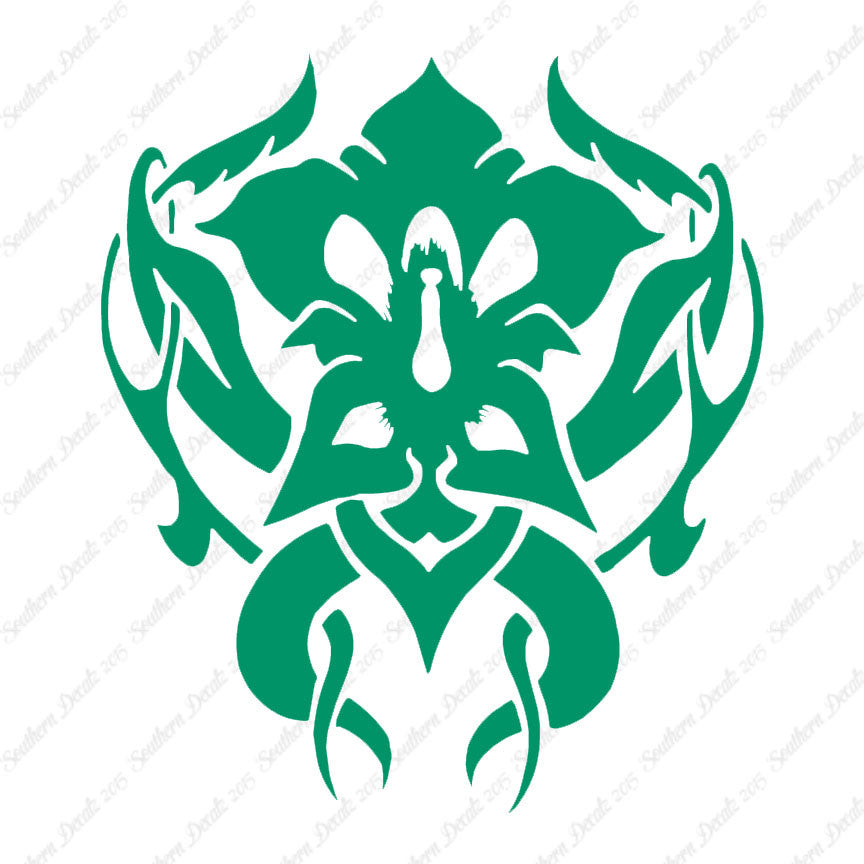 Tribal Hibiscus Flower