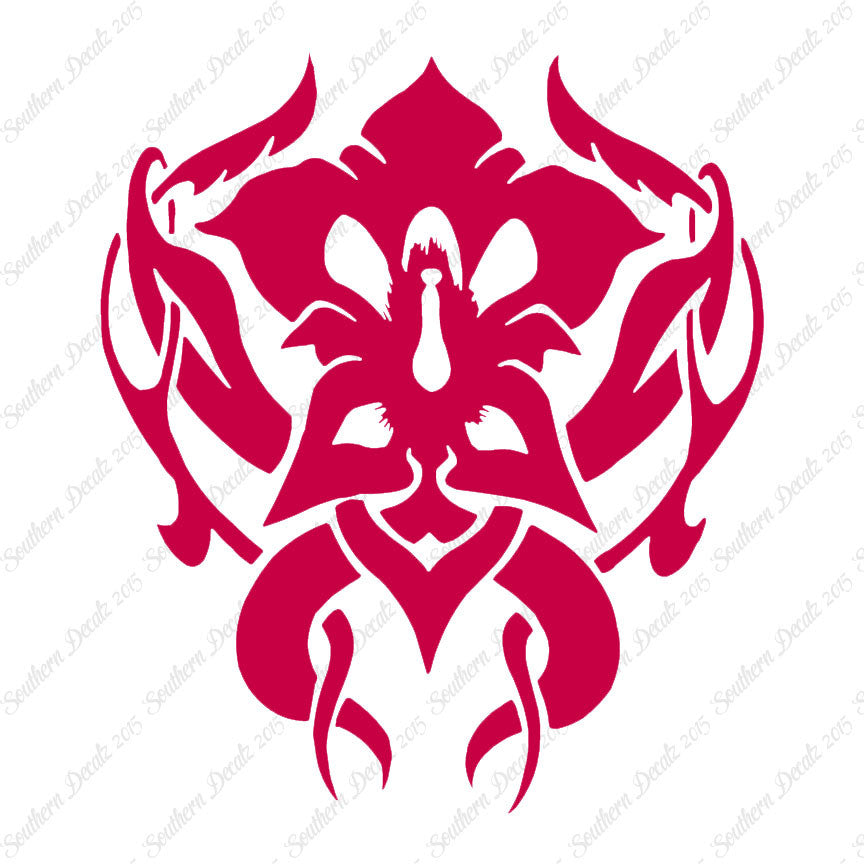 Tribal Hibiscus Flower