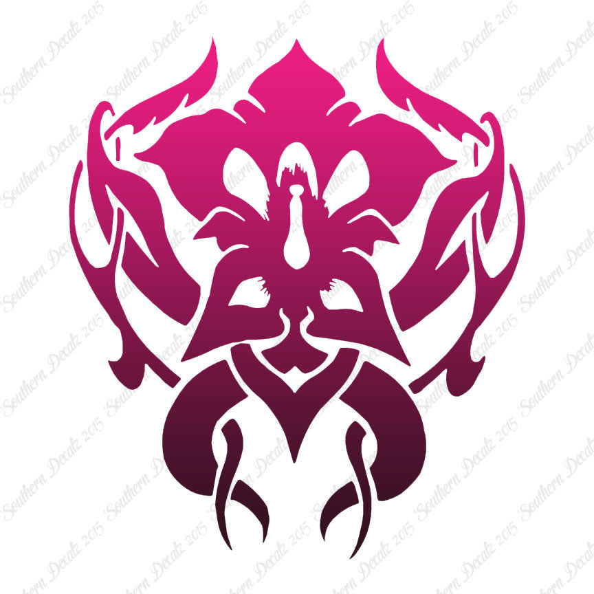 Tribal Hibiscus Flower