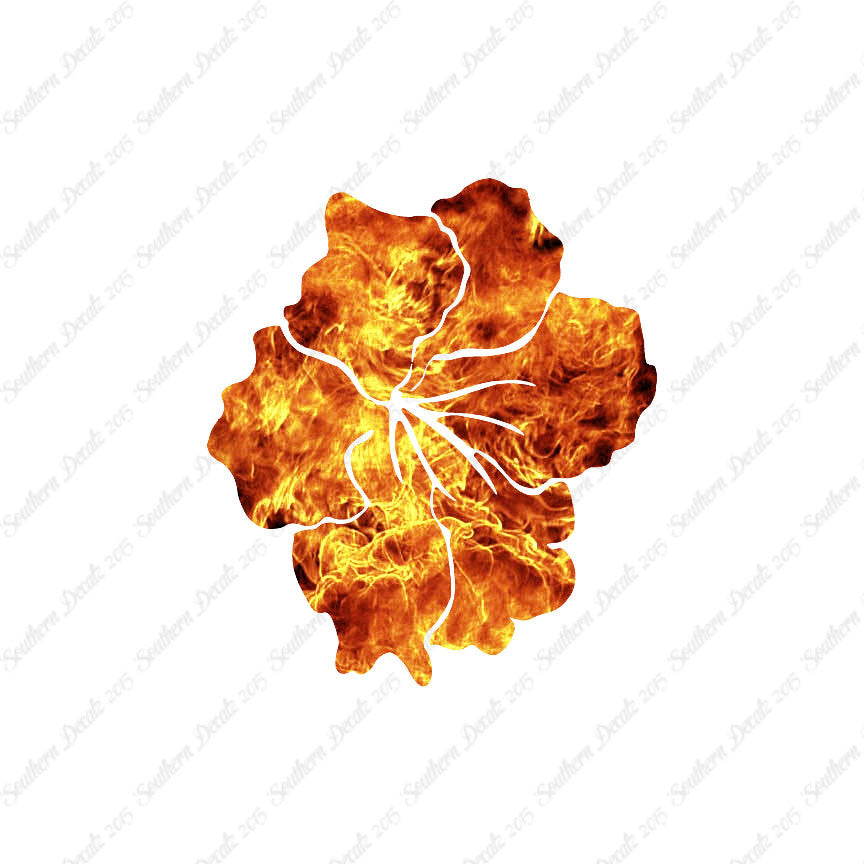 Hibiscus Flower Tribal