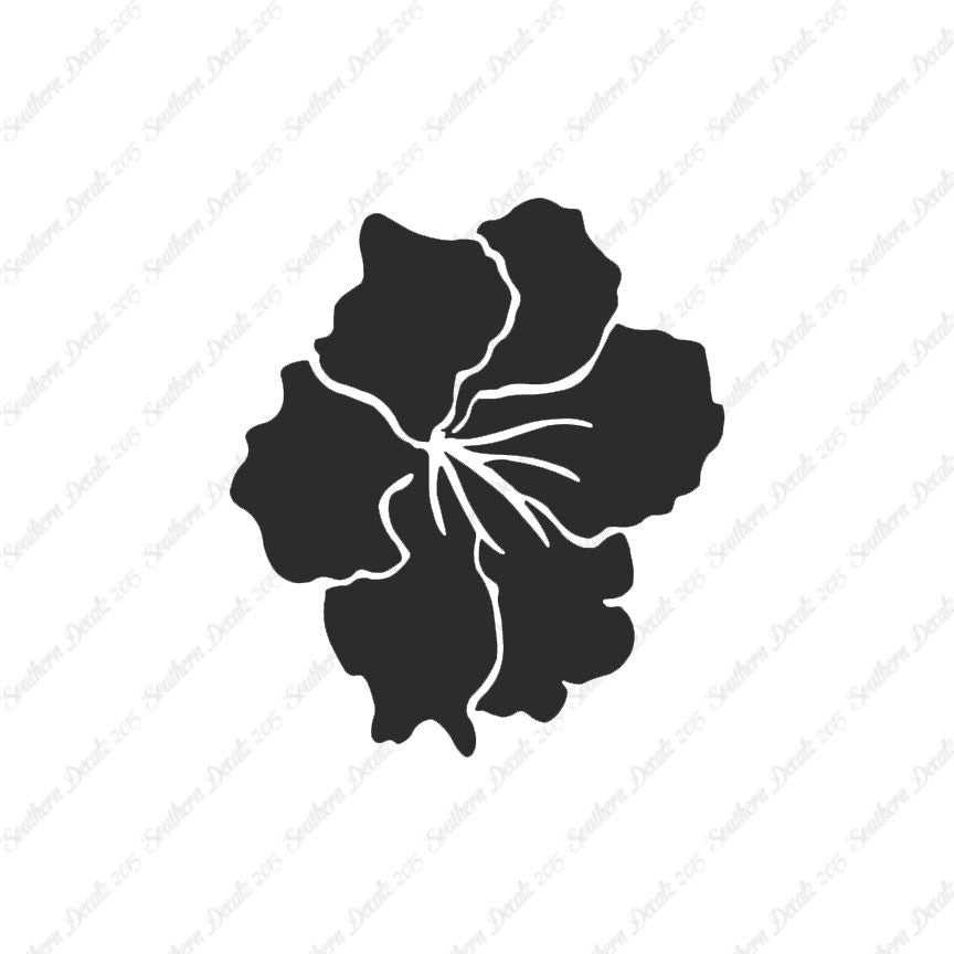 Hibiscus Flower Tribal