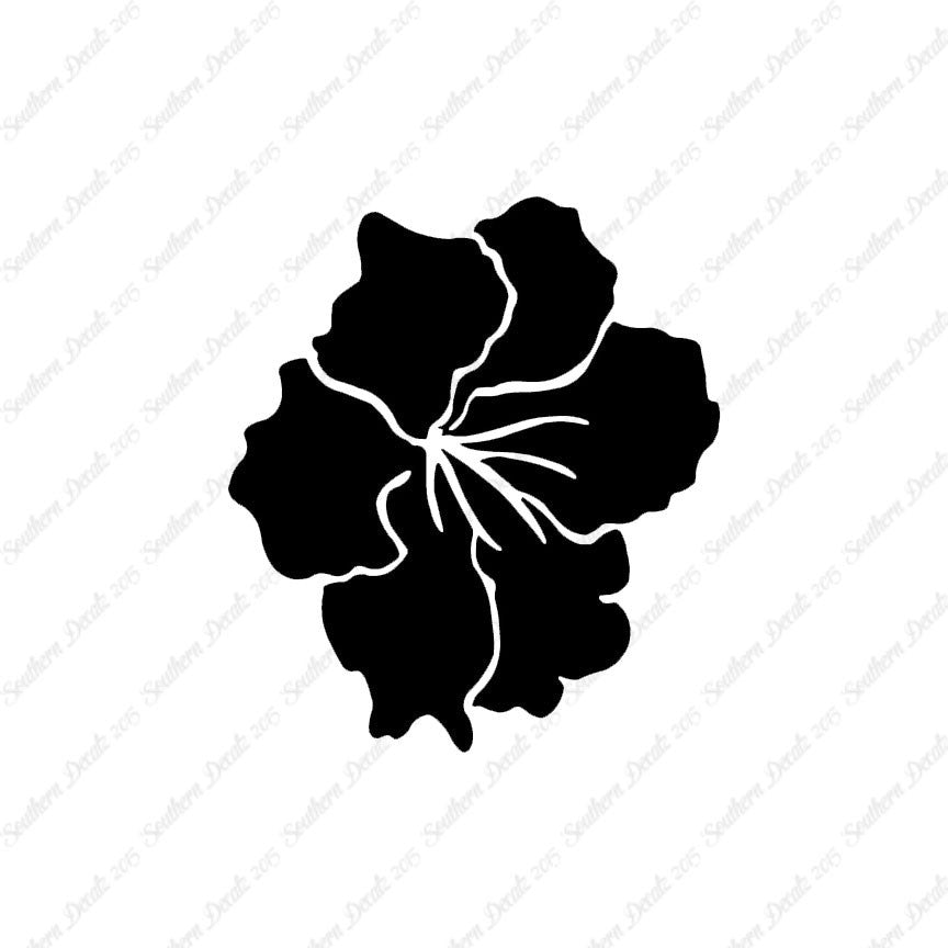 Hibiscus Flower Tribal
