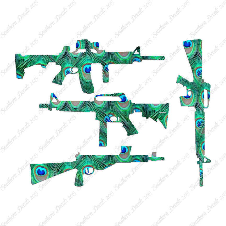 Set Of 4 Assault Rifles