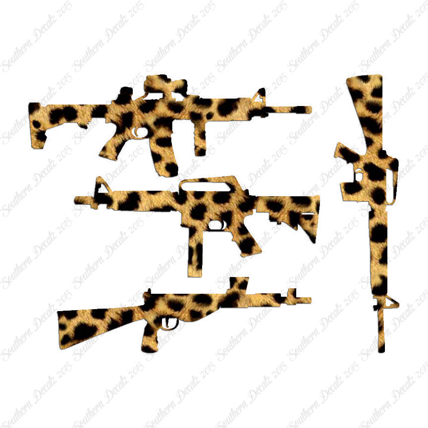 Set Of 4 Assault Rifles