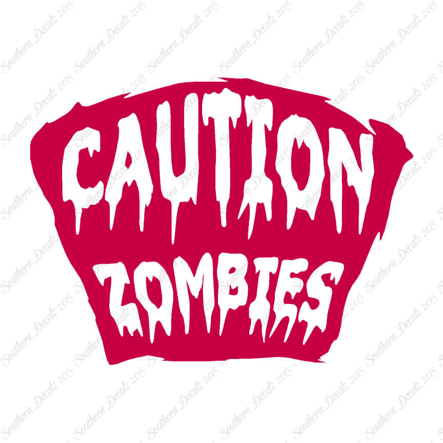 Caution Zombies Tombstone