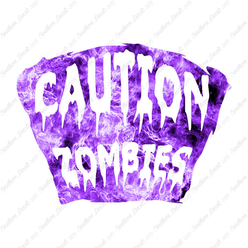 Caution Zombies Tombstone