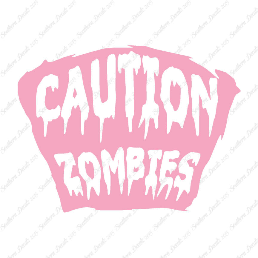 Caution Zombies Tombstone