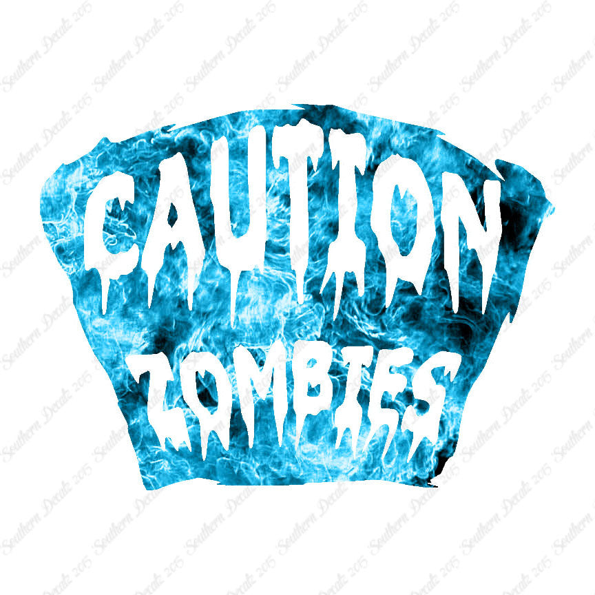 Caution Zombies Tombstone