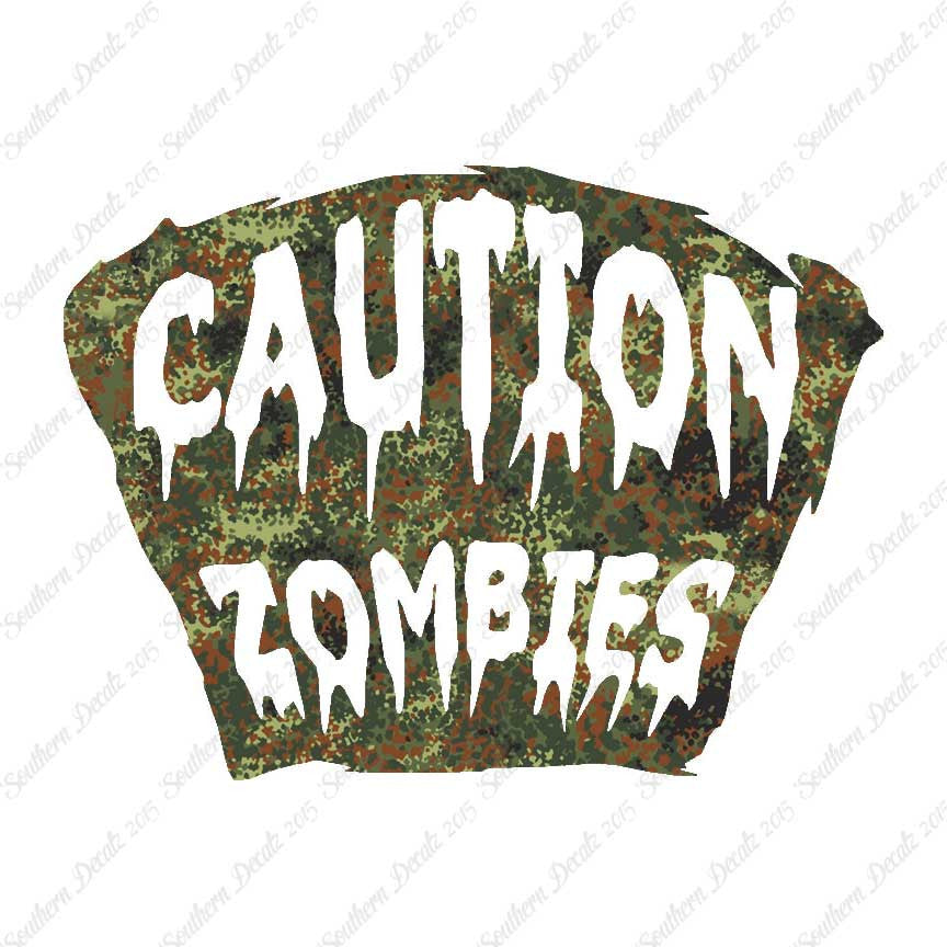 Caution Zombies Tombstone