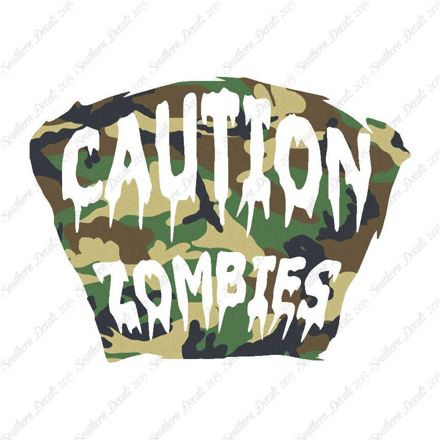 Caution Zombies Tombstone