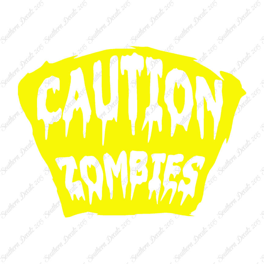 Caution Zombies Tombstone