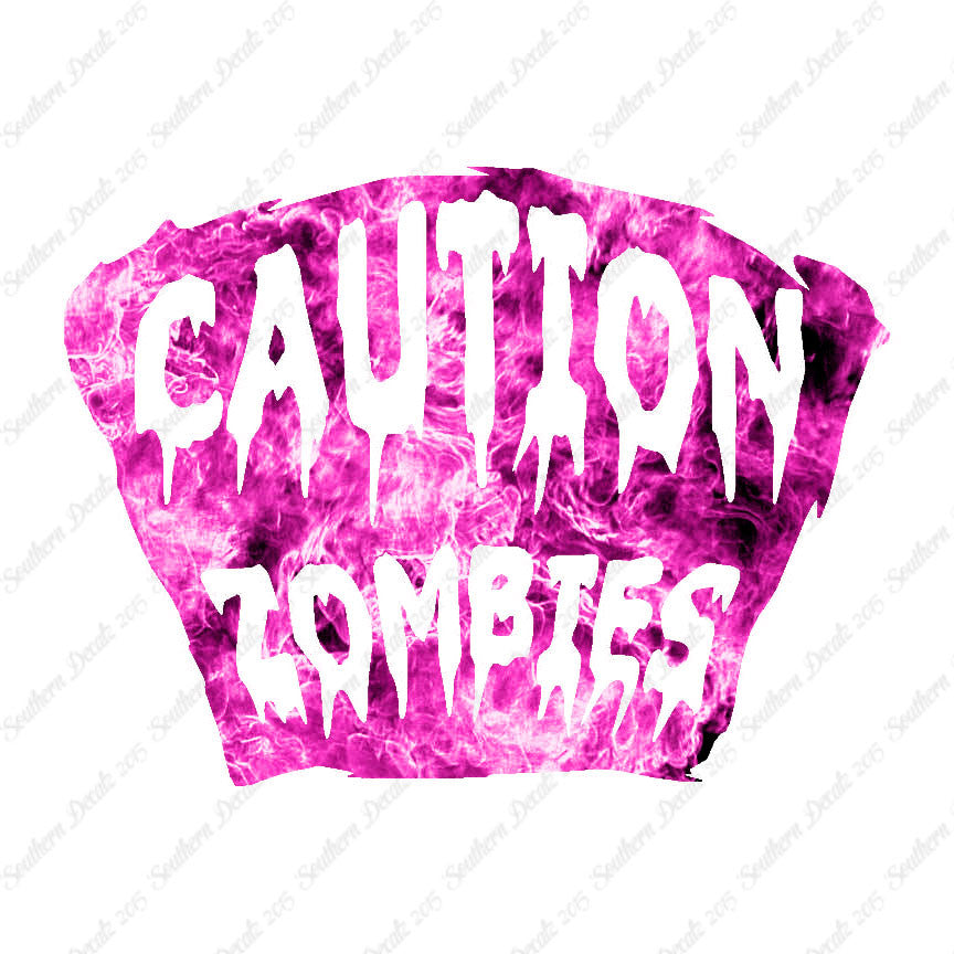 Caution Zombies Tombstone