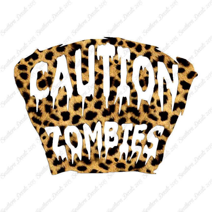 Caution Zombies Tombstone