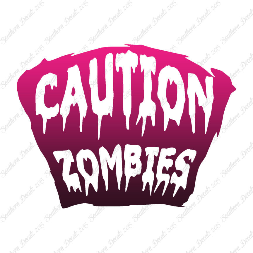 Caution Zombies Tombstone