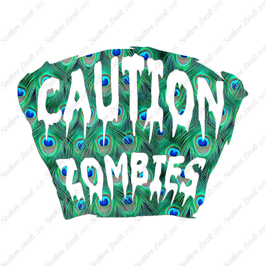 Caution Zombies Tombstone